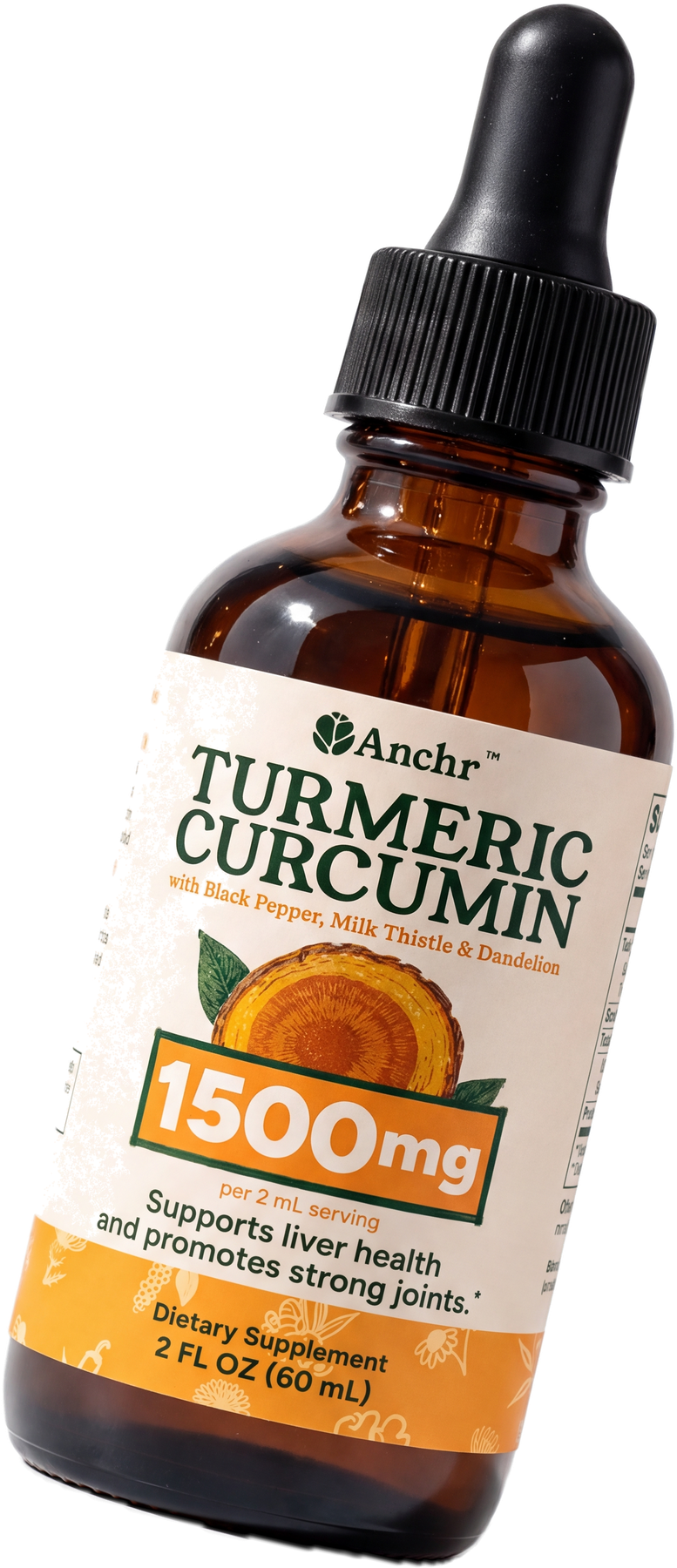 Anchr Turmeric Herbal Drops bottle