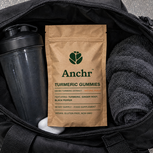 Anchr customer with Turmeric Gummies