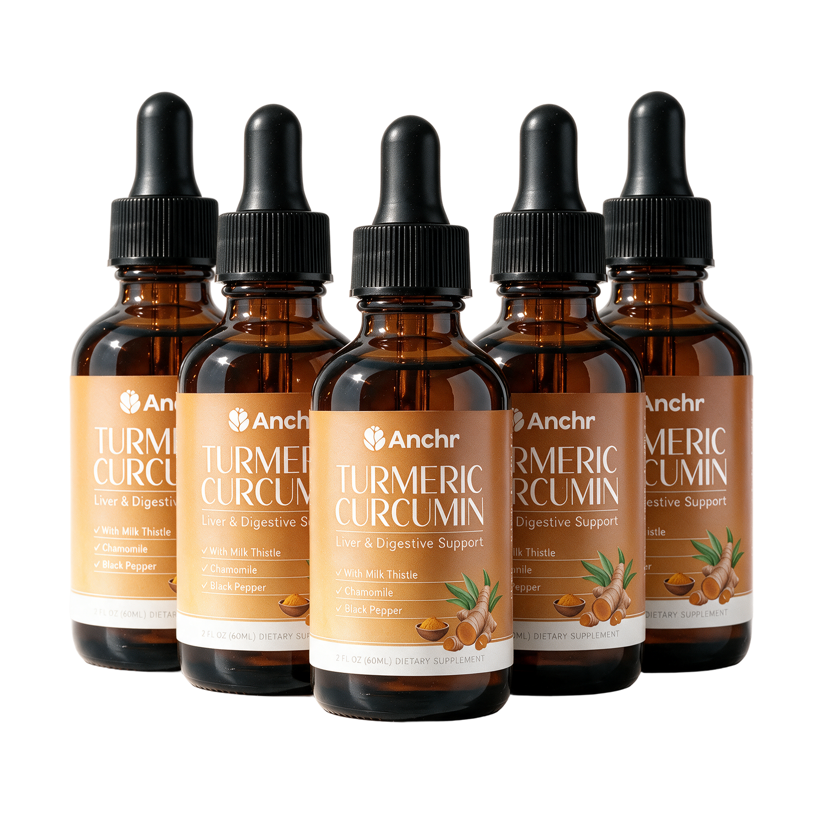 Anchr Turmeric Curcumin Drops
